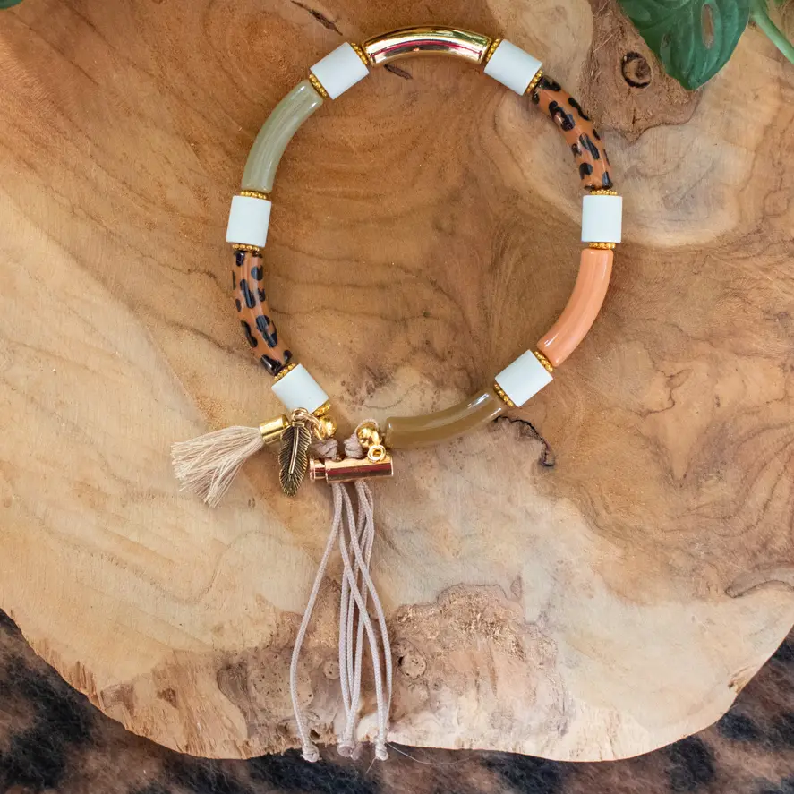 Correa y collar artesanal para perro